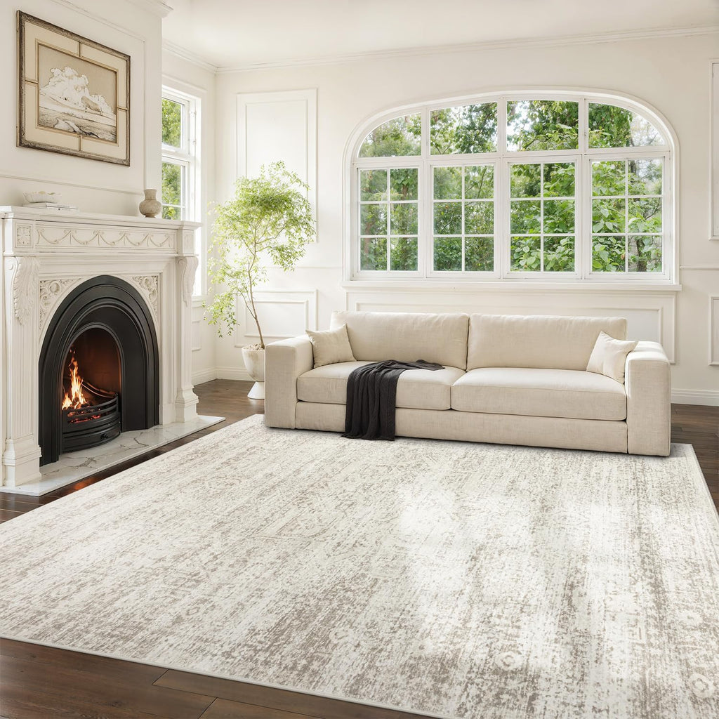 Washable Rugs 9x12 Area Rugs for Living Room,Bedroom,Dining Room Carpet