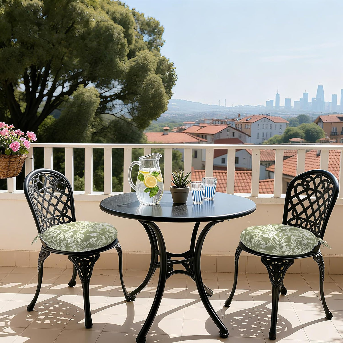 lvtxiii outdoor seat cushions all weather patio chair, side view