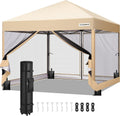 VIVOHOME 10x10ft Outdoor Screen Tent with Mosquito Netting