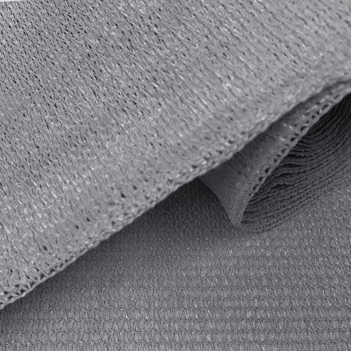 Universal Pergola Replacement Canopy Shade Cover with Breathable HDPE Fabric & Rod Pockets for 10 x 10 FT Pergola, Canopy Size: 192'' L x 106'' W (Light Grey)