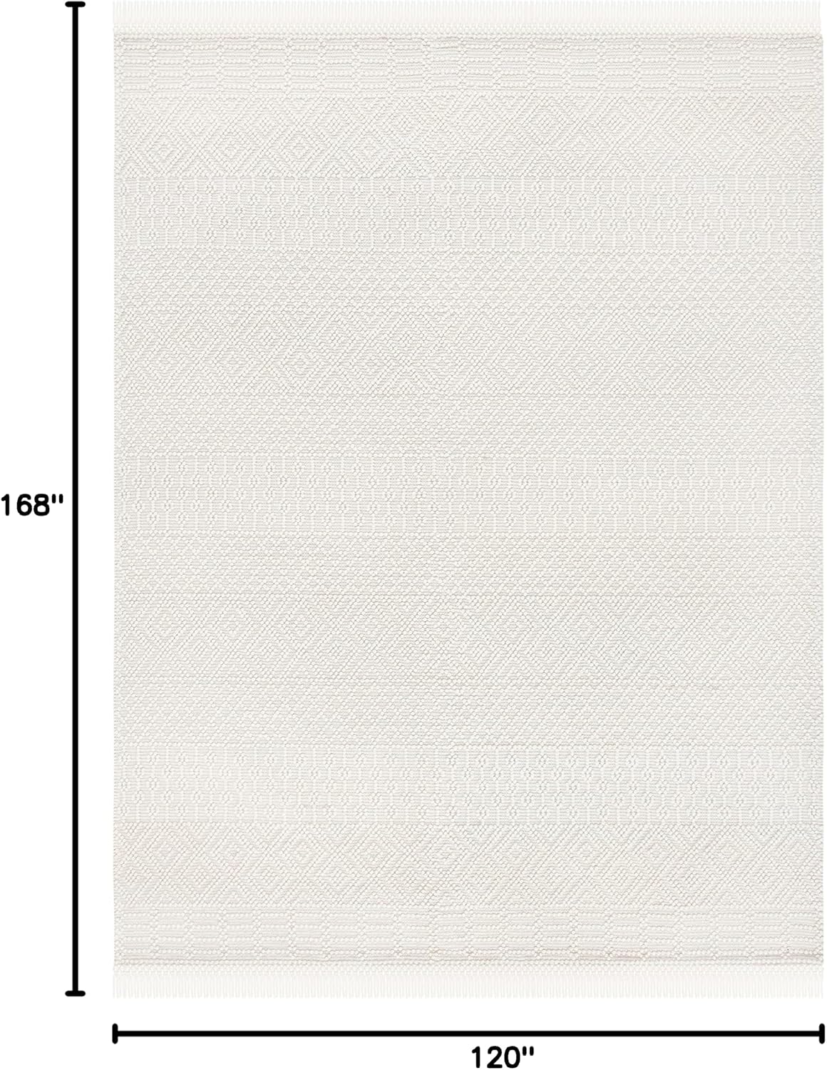 safavieh natura collection area rug - 10' x, side view