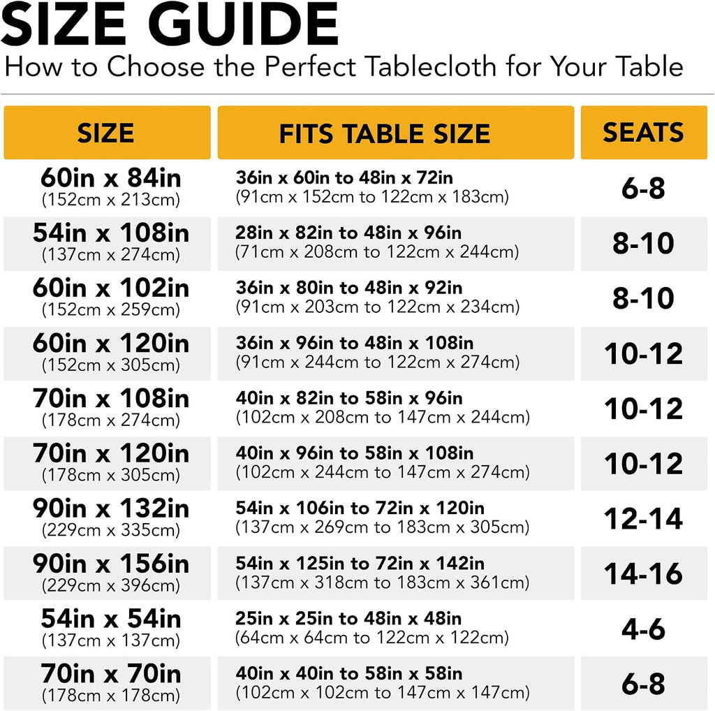 10-Pack White Tablecloths for Rectangle Tables, 60 x 102 Inches