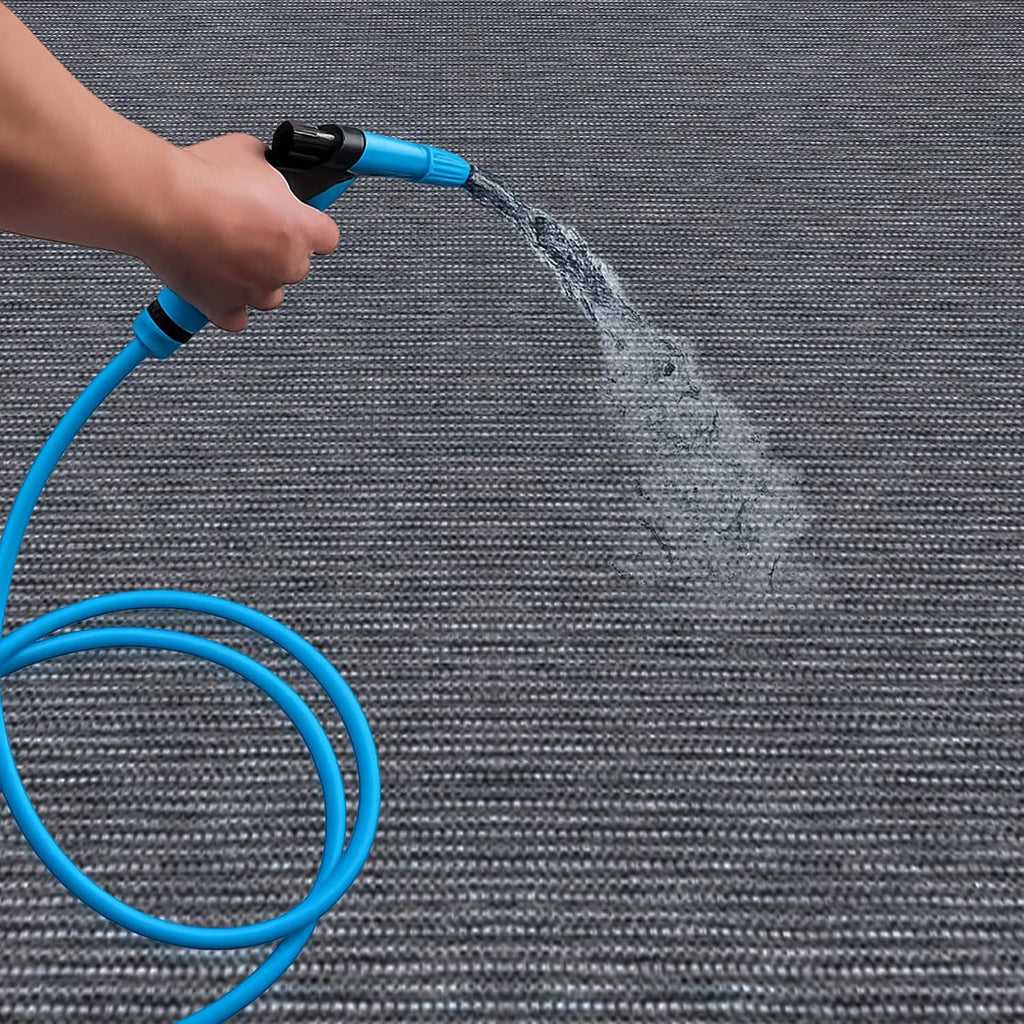 keen home design waterproof outdoor runner rug, patio, side view