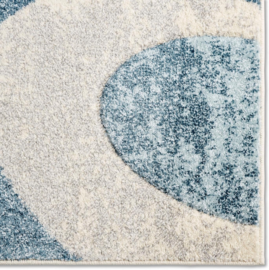 Home Dynamix Tribeca Slade Modern Area Rug, Abstract Blue 5'2"x7'2"