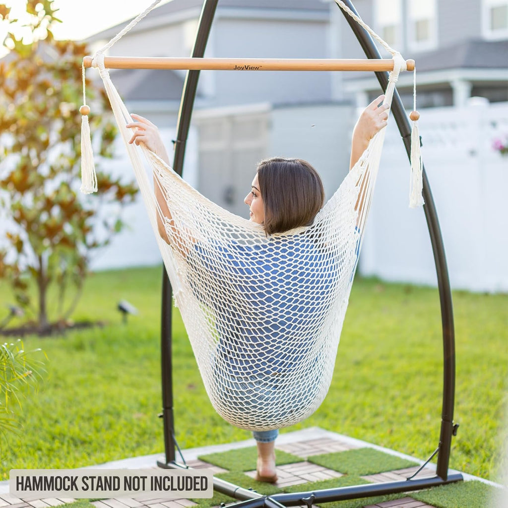 joyview hanging hammock chair, caribbean rope swing chair, package contents