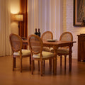 French Country Dining Chairs, Upholstered Dining Chairs Set of 2