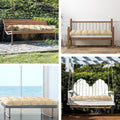 IPYNBAP Outdoor Bench Cushion, 59x18x5 Inch, Beige