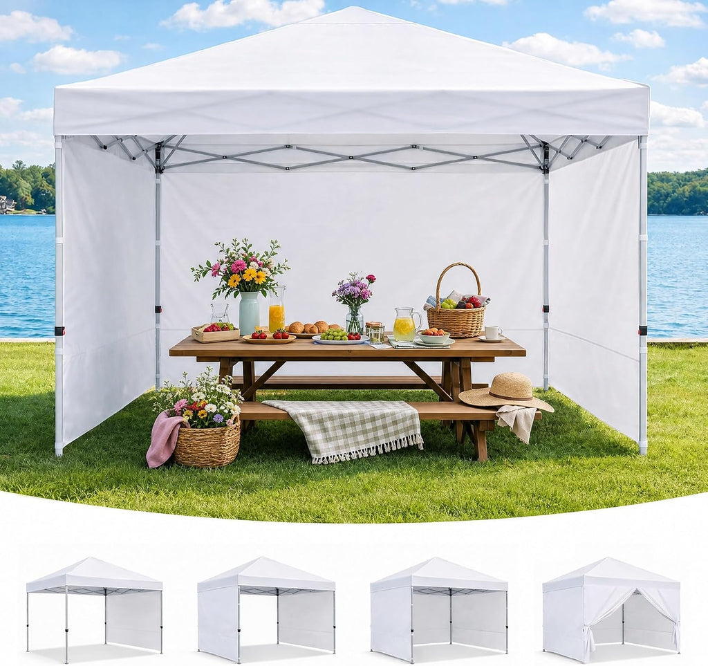 10' x 10' Canopy Sidewalls, 3 Pack Pop Up Canopy Walls, White