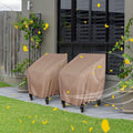 ULTCOVER Stackable Patio Chair Cover 26W x 30D x 45H in, 2-Pack