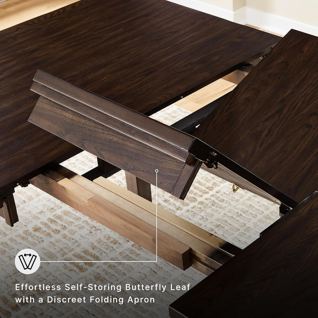 Signature Design by Ashley Haddigan Dining Extension Table, Seats 6-8