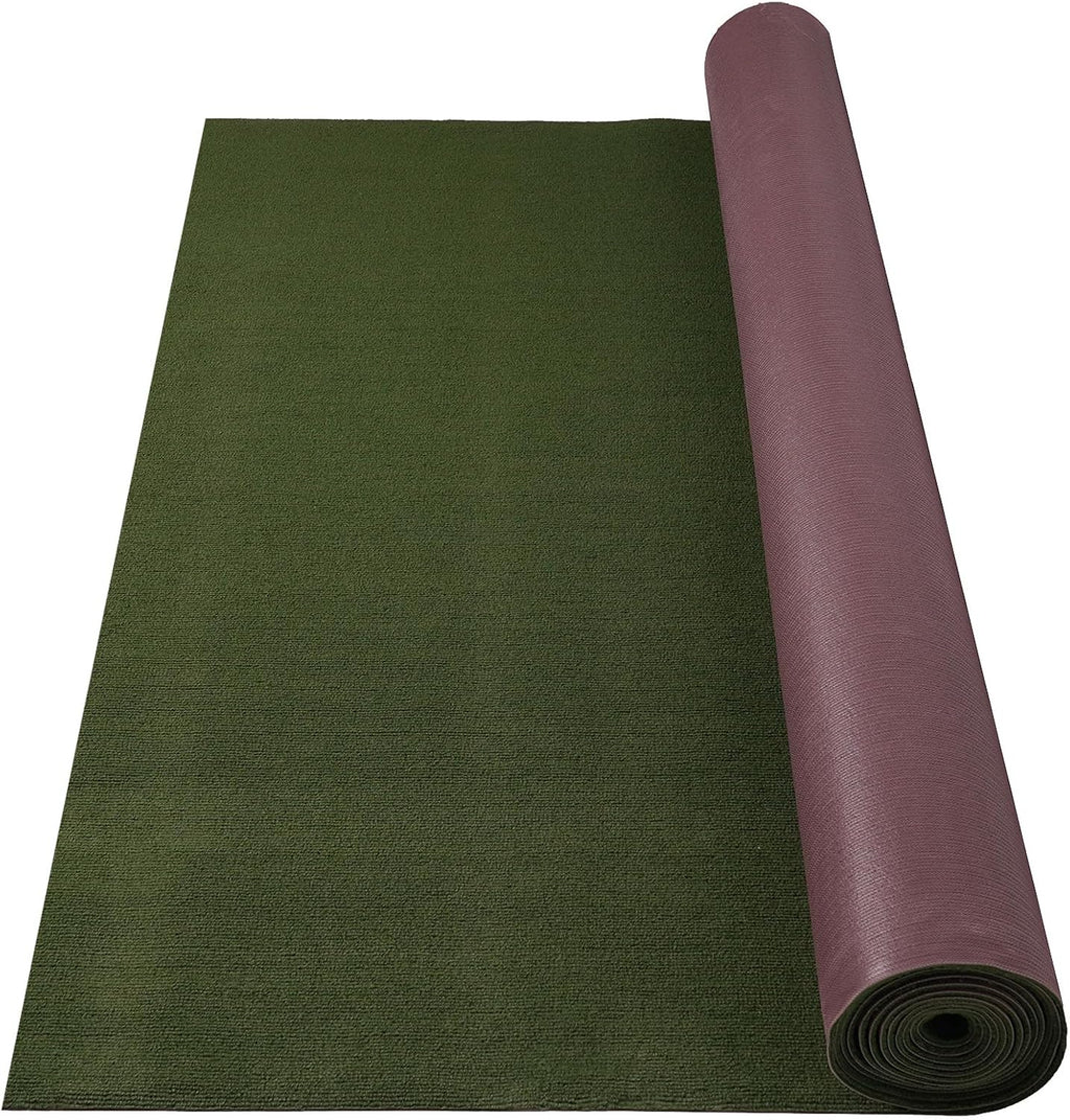 Grefinity Marine Carpet, 5 FT x 15 FT Olive Green Indoor Outdoor Carpet