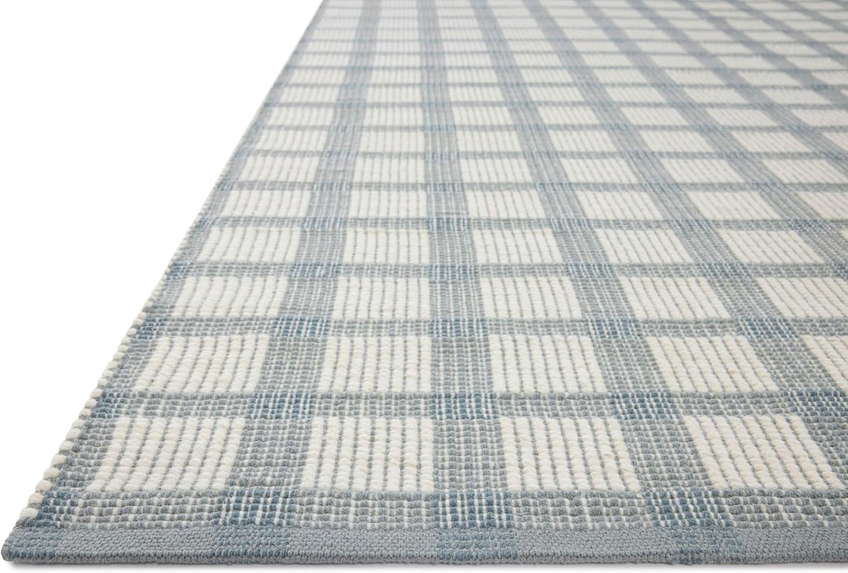 Loloi Magnolia Home Ryder Blue/Ivory 9'-3" x 13' Area Rug