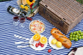 INNO STAGE Picnic Basket for 2 Person with Cooler and Blanket