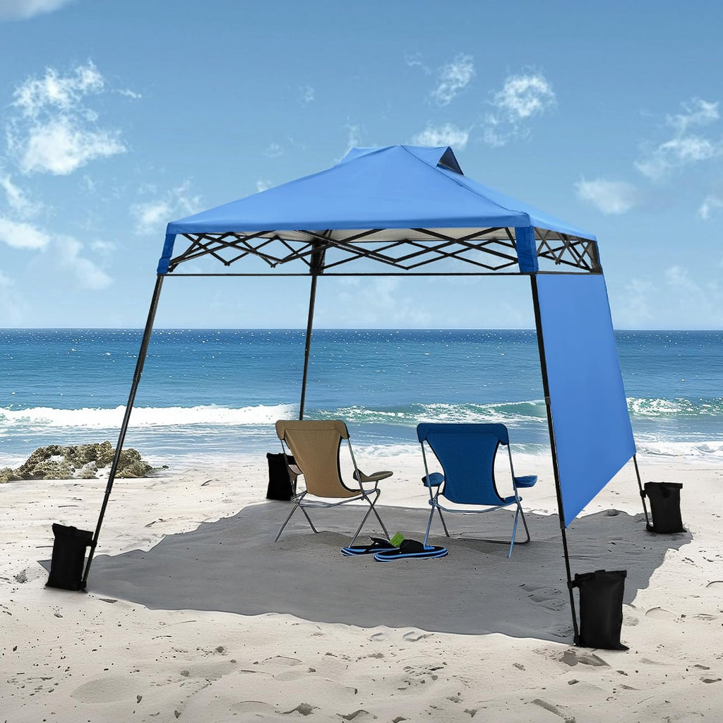 PHI VILLA 8x8ft Pop Up Canopy Tent Instant Portable Shelter