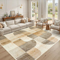 Washable Area Rugs for Bedroom Living Room 4x6 ft, Non-Slip Modern Rug