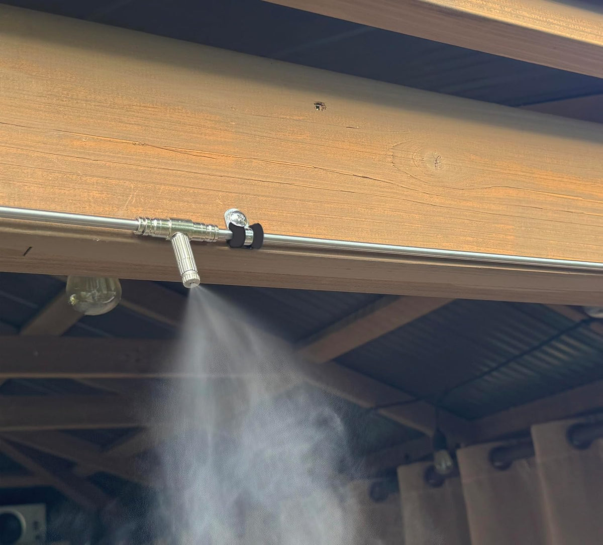 App Controlled High Pressure Misting Mister System Kit 1000 PSI Stainless Steel Tubing DIY Patio Greenhouse (54' w/ 27-.008" Nozzles for Very Hot Dry Climates, Stainless Steel Tubing)
