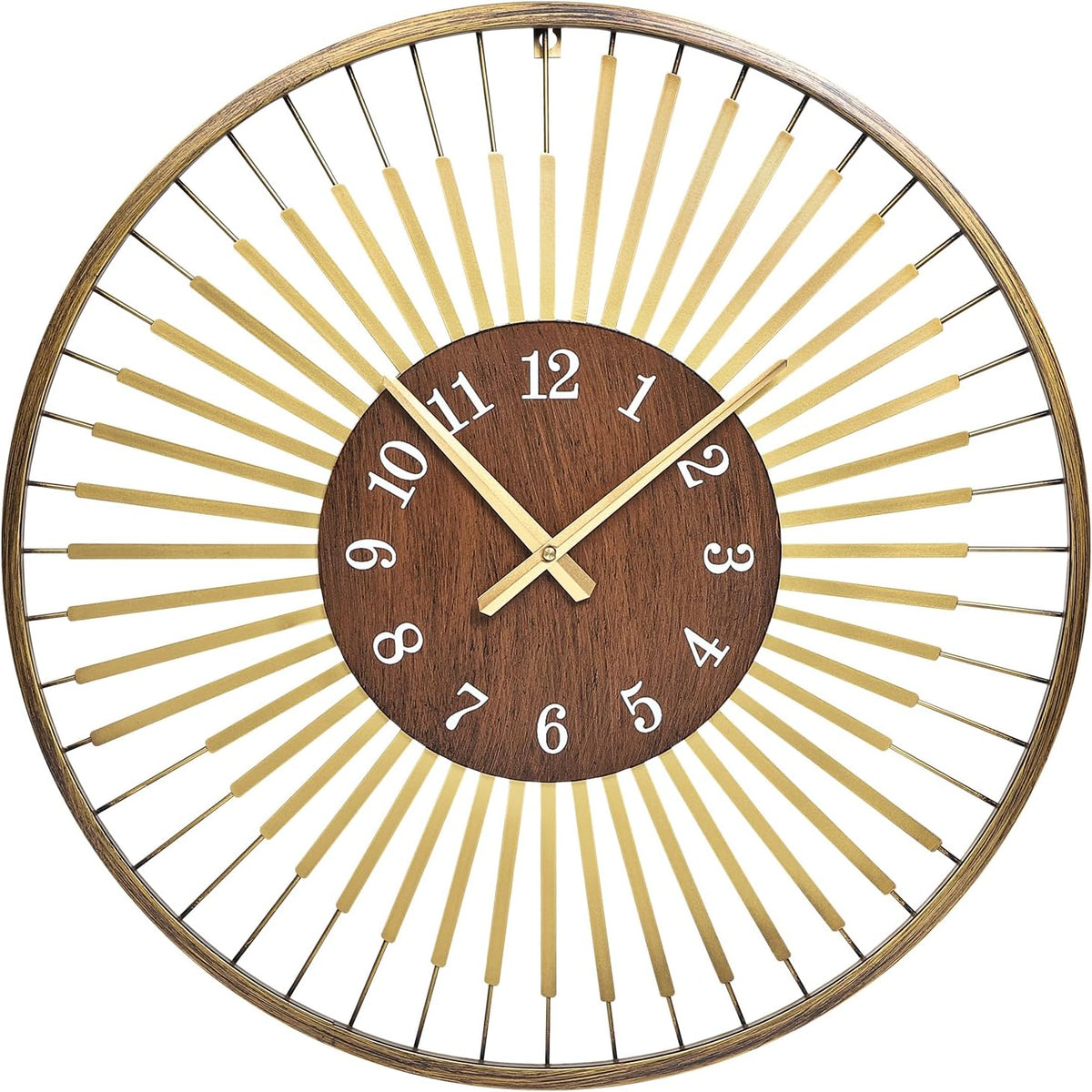 24 Inch Mid-Century Modern Wall Clock