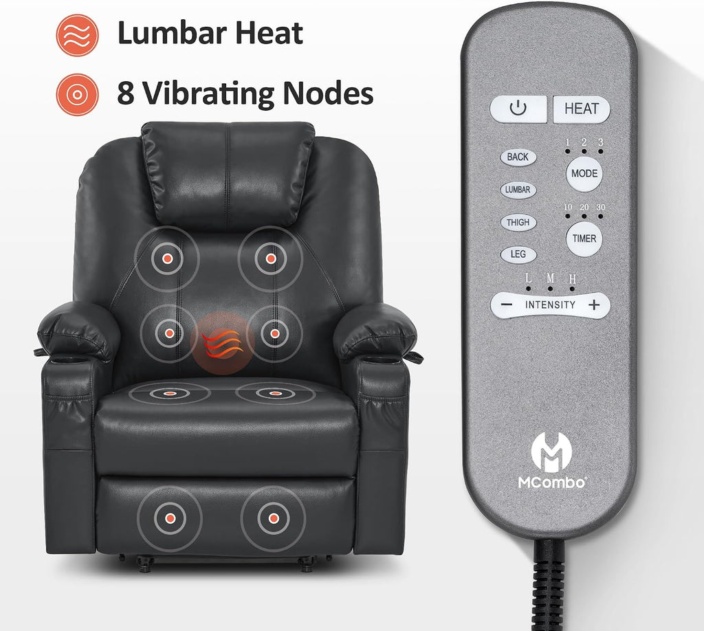 MCombo Oversized Power Lift Recliner Chair for Elderly, Big and Tall R7510