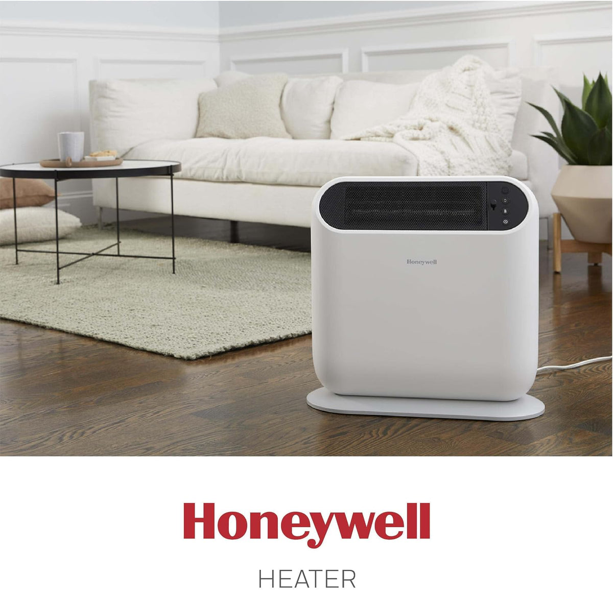 Honeywell ThermaWave 6 Ceramic Technology Space Heater, White
