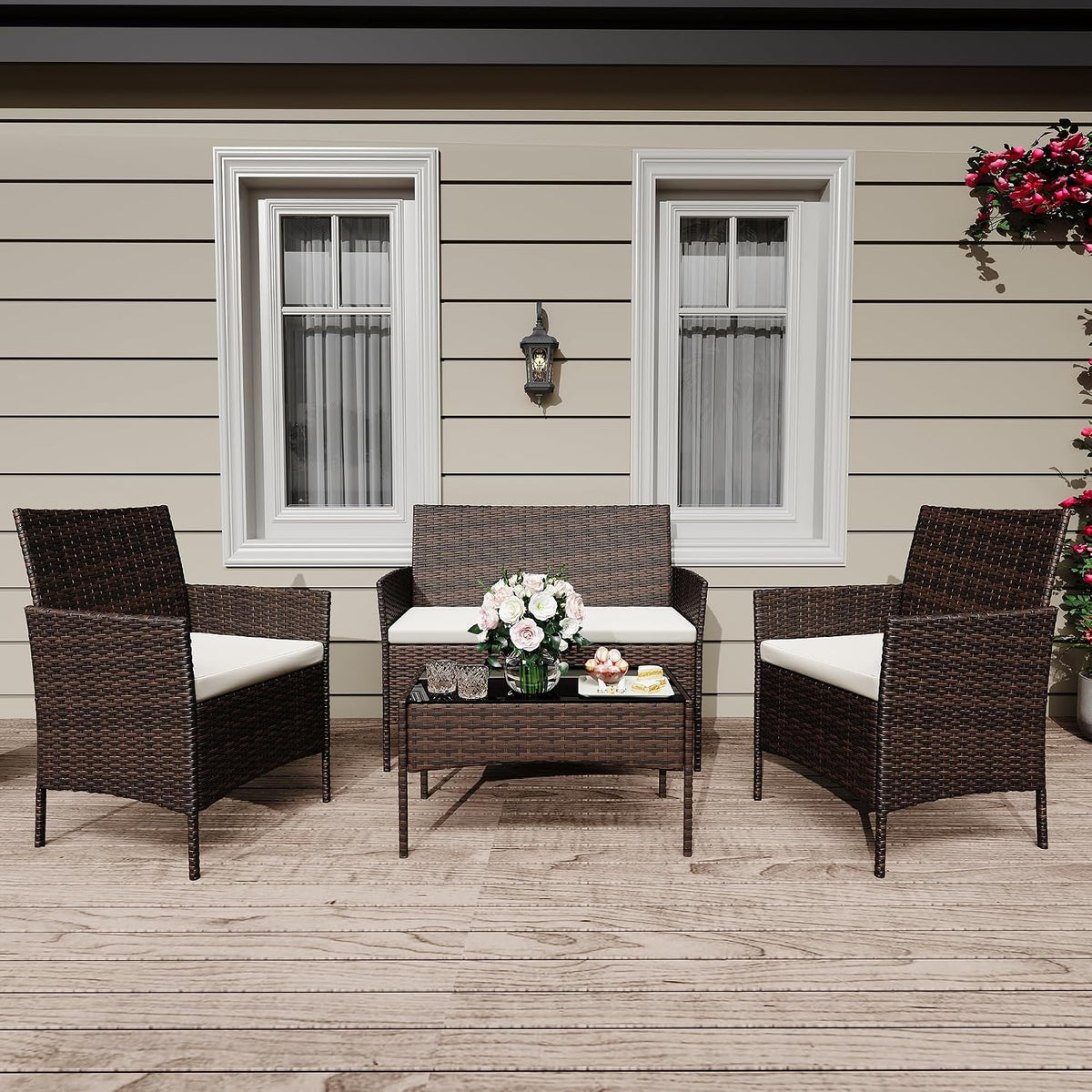 GarveeLife 4-Piece Patio Furniture Set