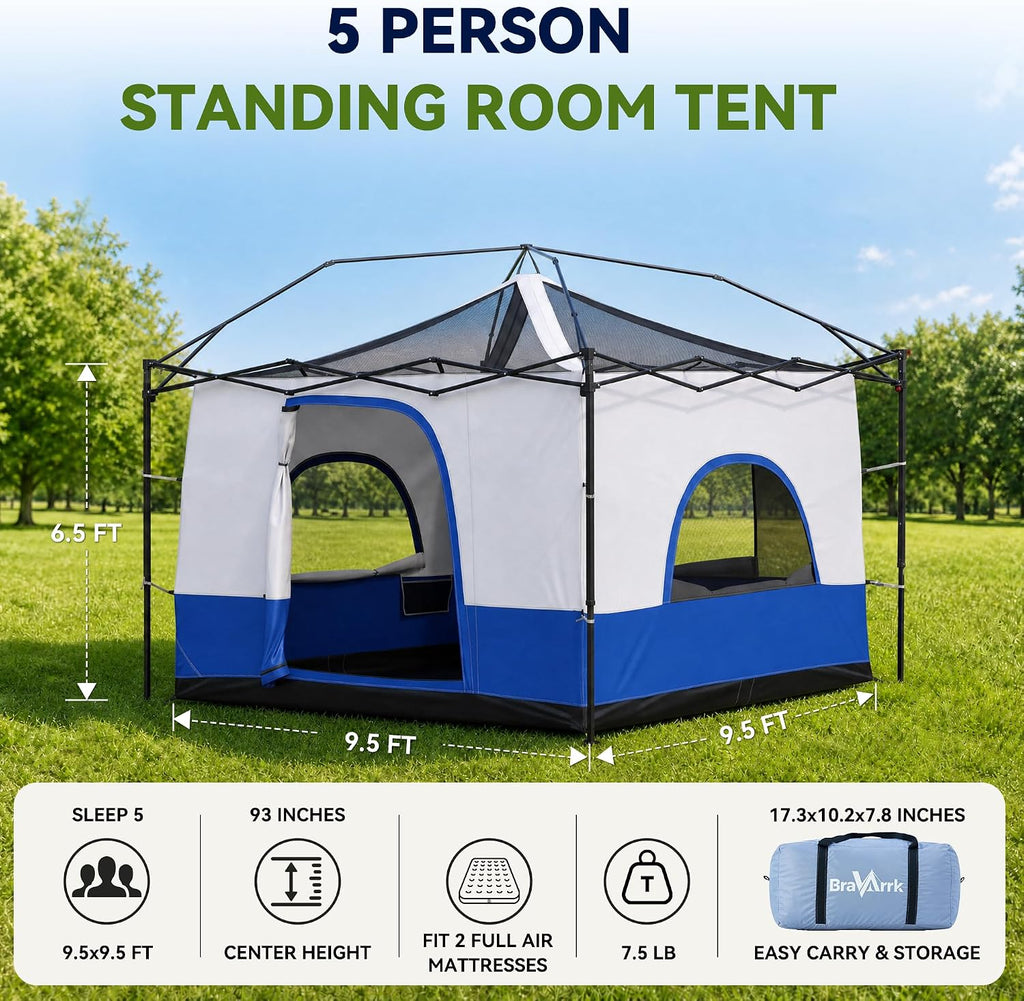 Canopy Inner Tent for 10x10 Pop Up Canopy-Vented Roof (NO Top & Frame)
