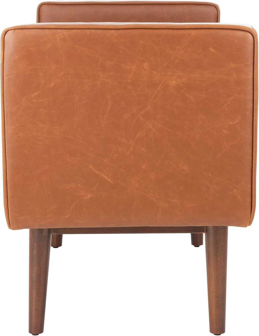 Safavieh Home Henri Mid-Century Light Beige Linen 25-inch Bench