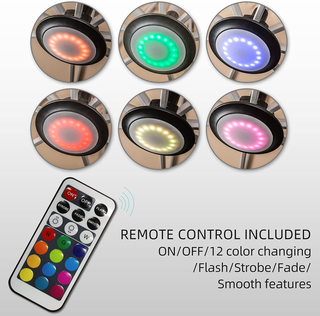 PURPLE LEAF LED for Patio Umbrellas, Camping Tents or Outdoor Use