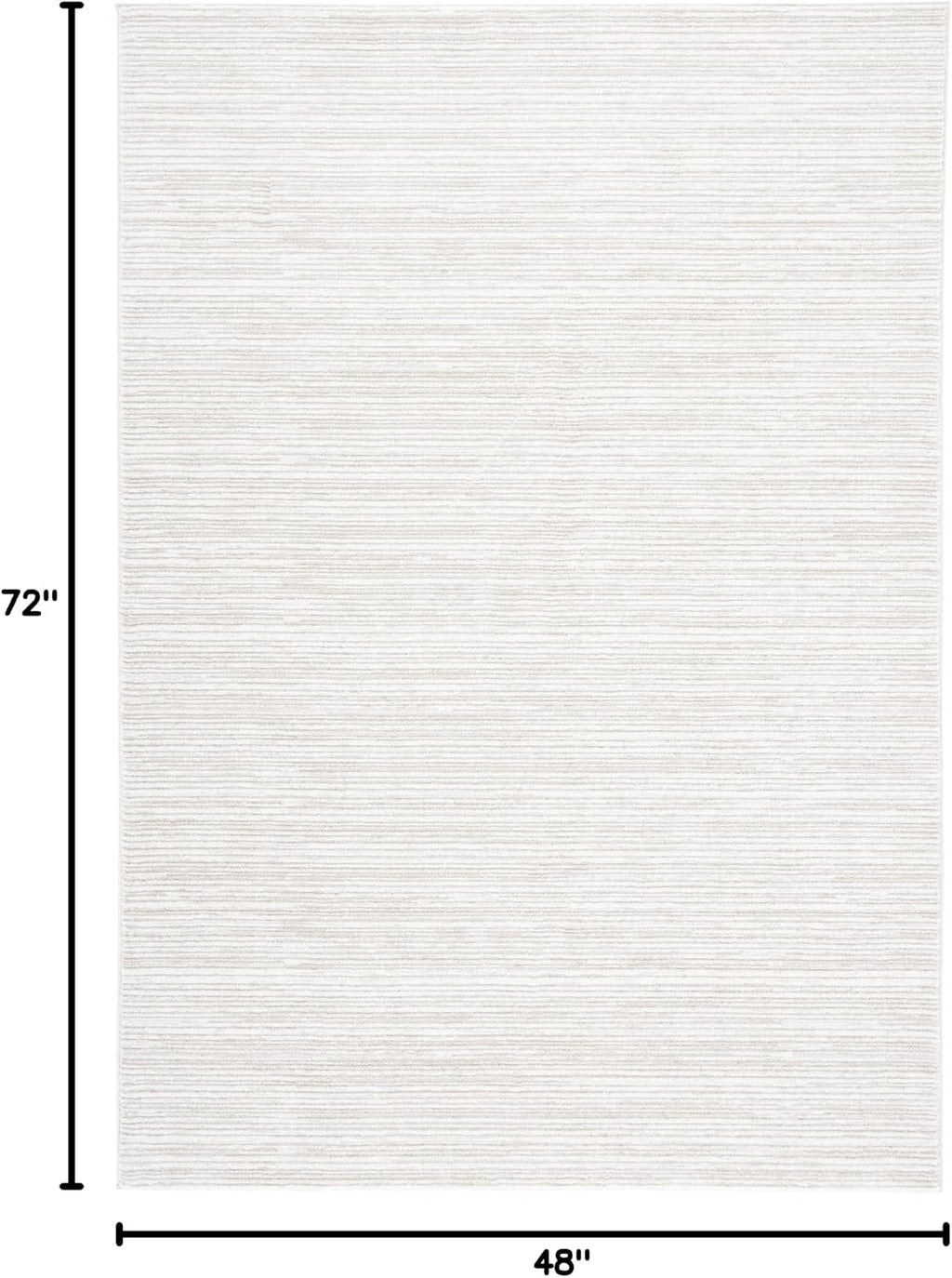 SAFAVIEH Vision Area Rug 4x6, Modern Tonal Ivory VSN606J