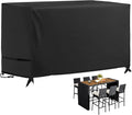 Bar Height Patio Set Cover, Bistro Set Cover for High Top Bar Table