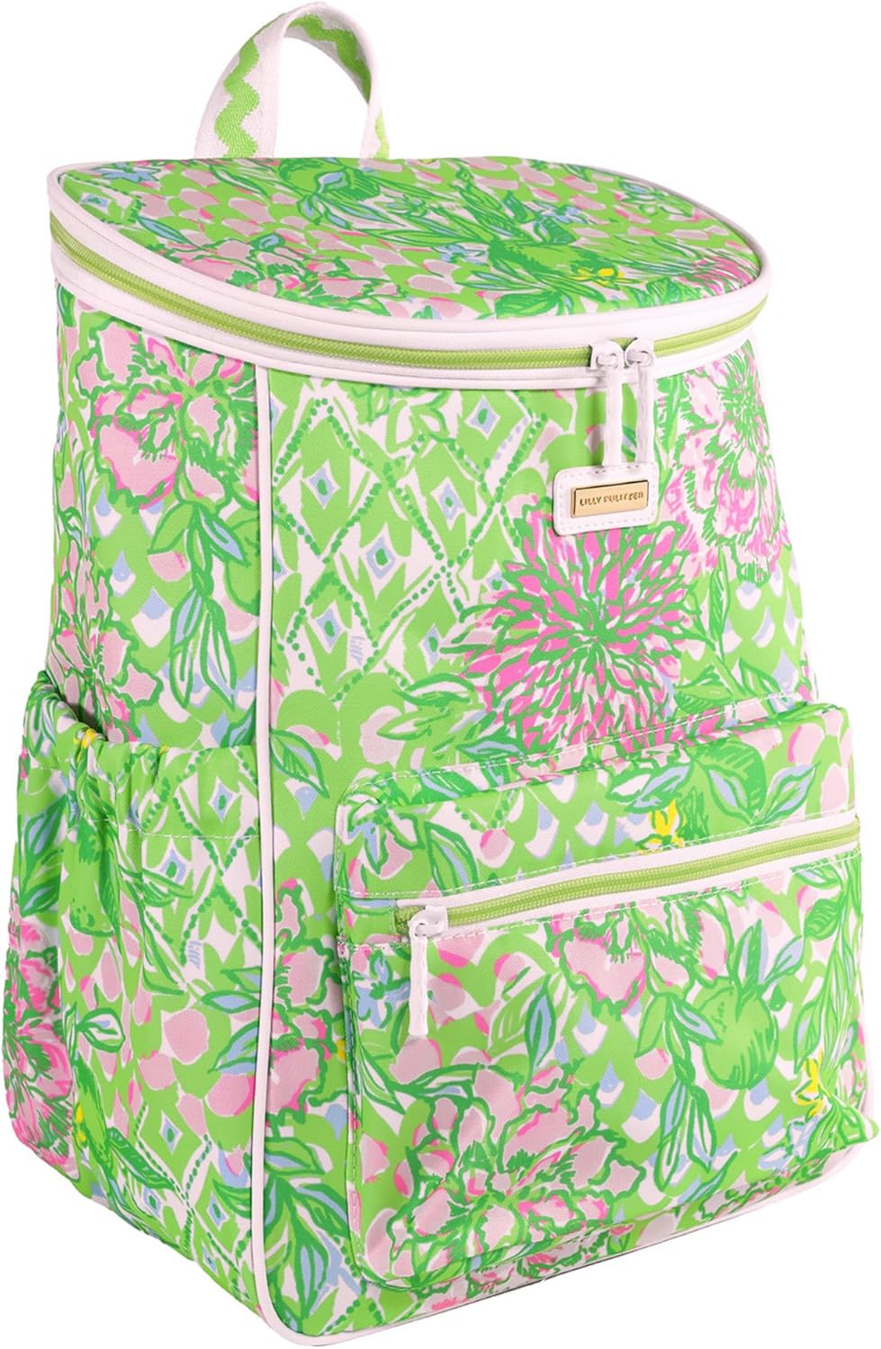 Lilly Pulitzer Insulated Backpack Cooler, Lime Feeling Good