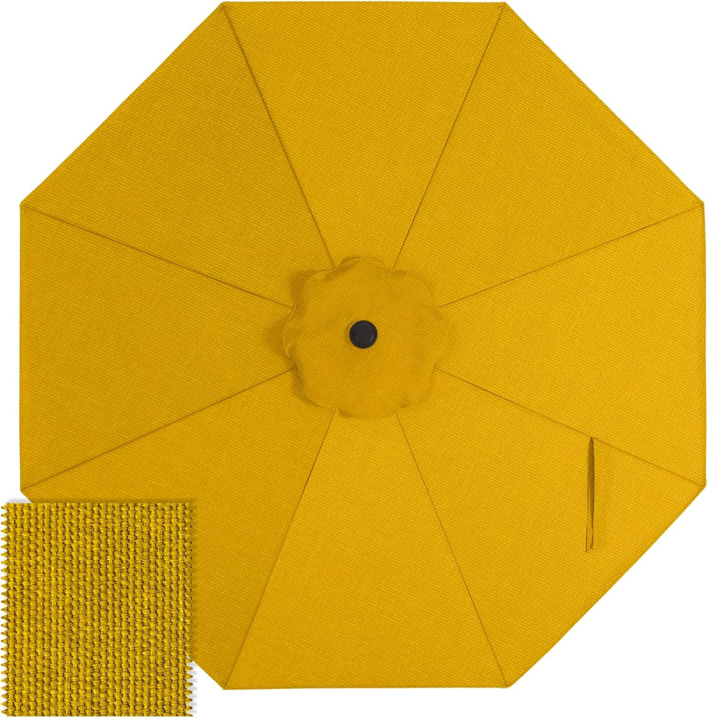 ABCCANOPY OLEFIN® 5-Year No Fading 9FT Patio Replacement Canopy(Yellow)