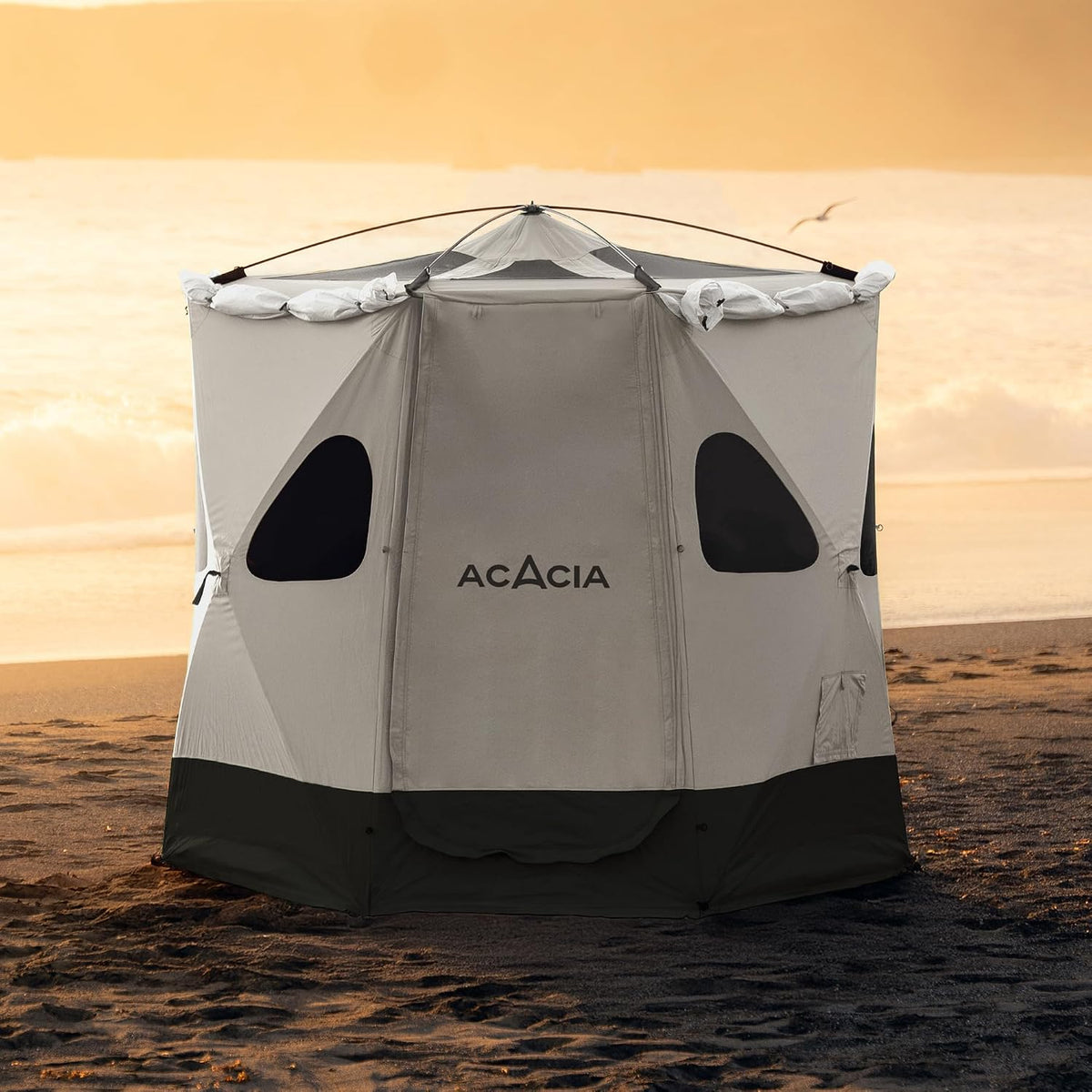 Space Acacia Lite Camping Tent, Pop Up Tents for Camping, Lightweight & Durable Beach Tent, Level 7 Wind Resistance, UPF 50+ | Quick Setup for Camping & Backyard, Banyan