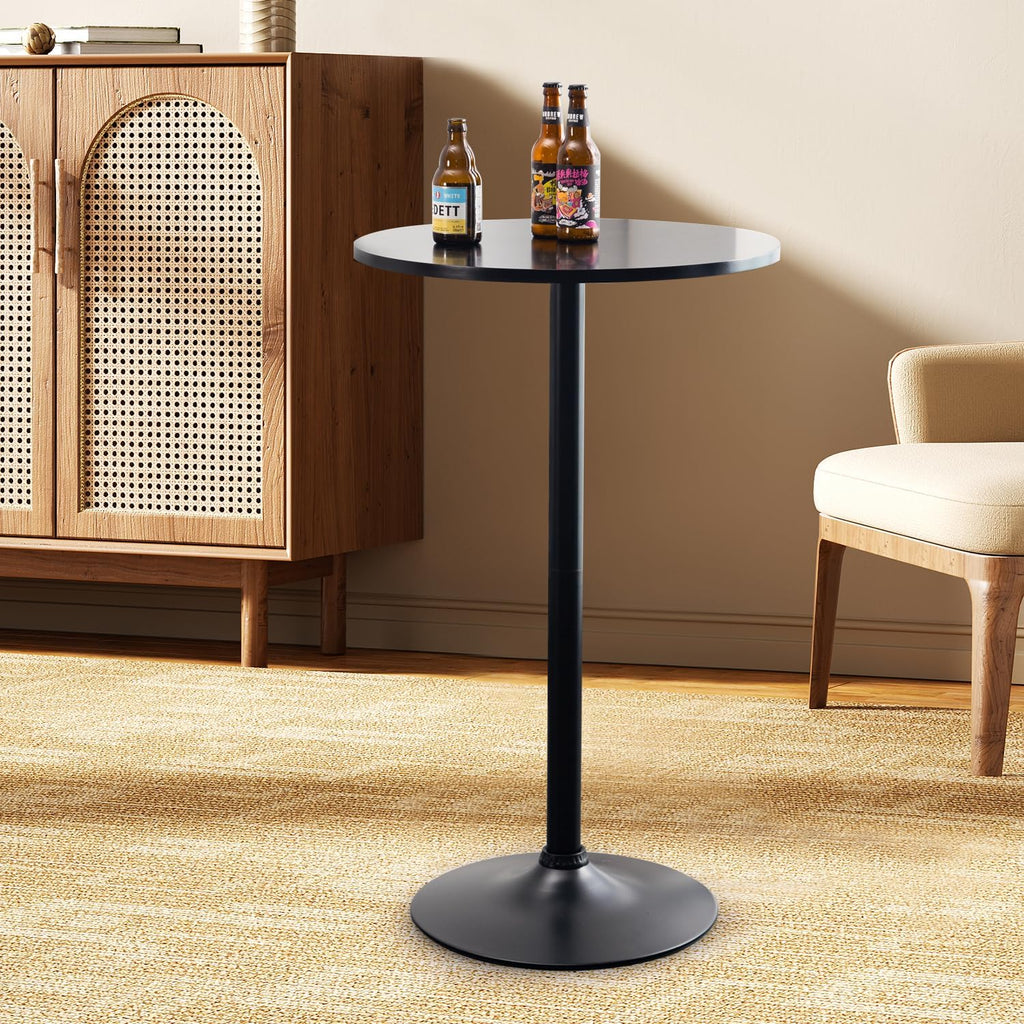PayLessHere Bistro Bar Table 40 Inch Round Table Height Top Pub Table Cocktail for Home, Kitchen and Dining Room