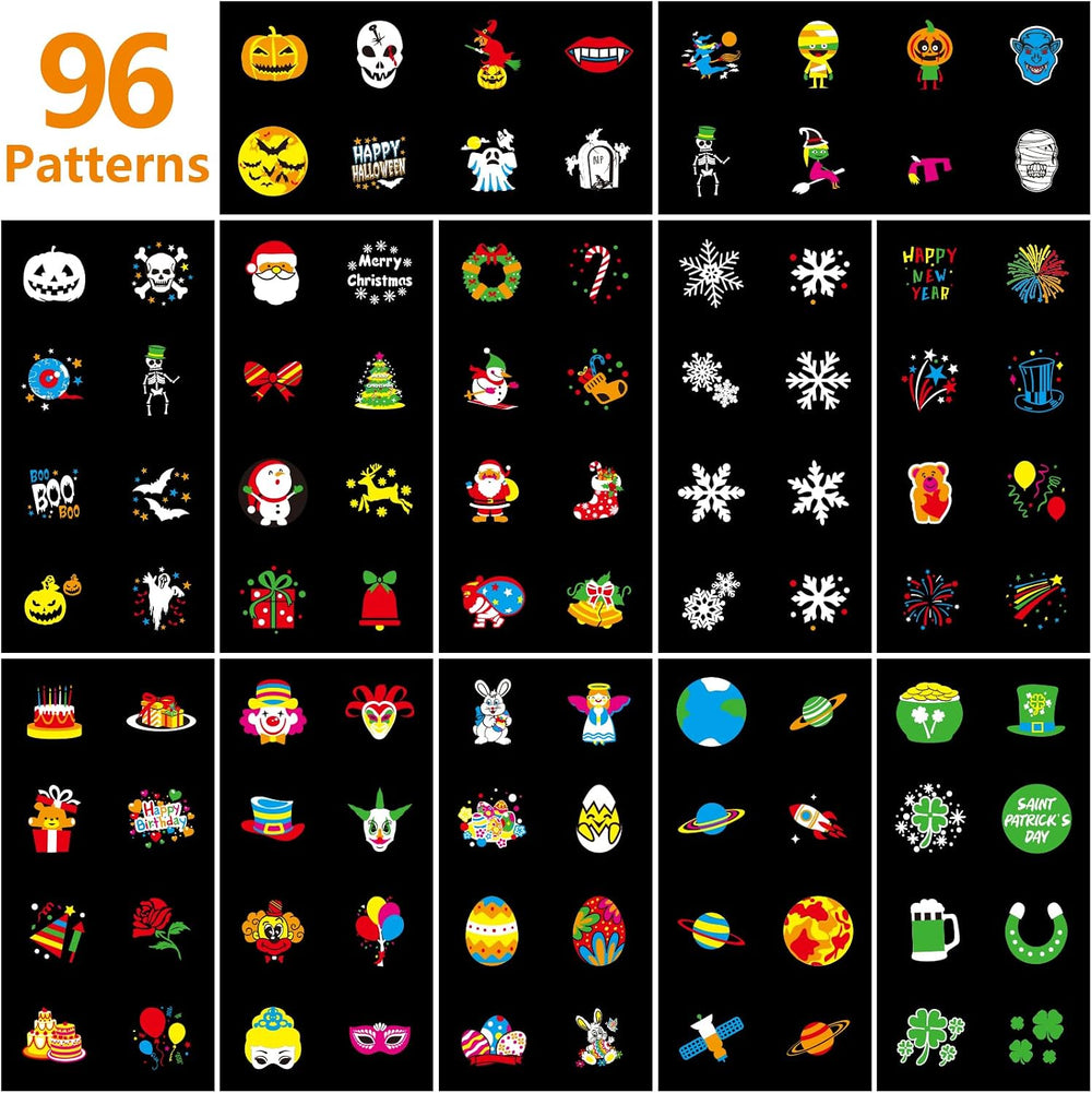 Halloween Projector Lights Outdoor, 8 Images Mode Halloween Lights Projector ...