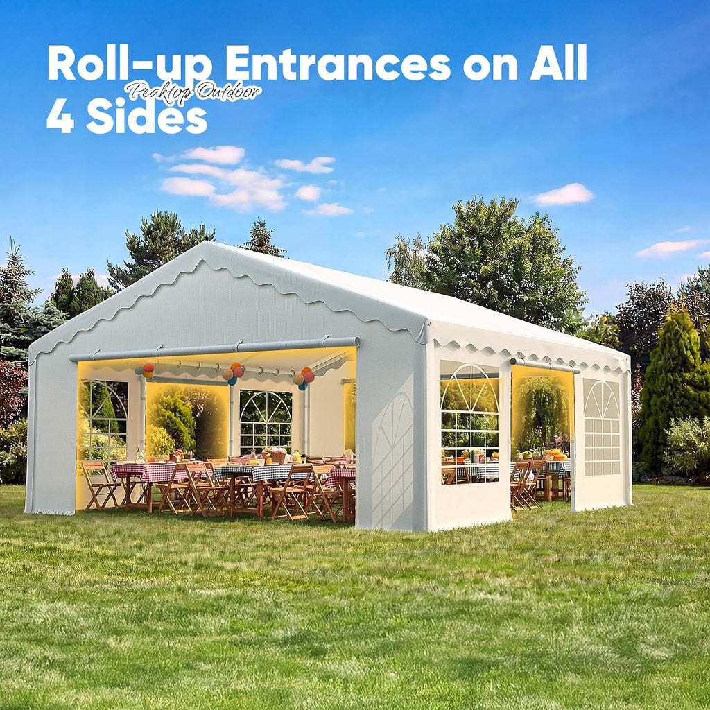 20x20ft Heavy Duty Party Tent with Storage Bags