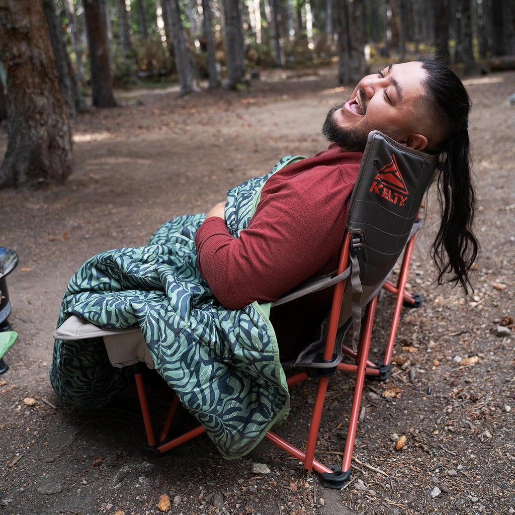 Kelty Low Loveseat 2 Person Folding Camping Chair (Low Height/Deep Lake)