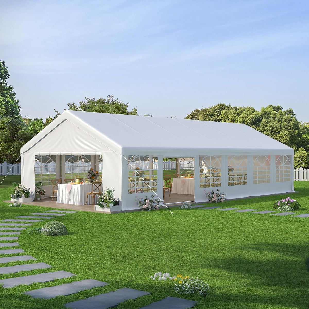 COVERONICS 20'x40' Heavy-Duty Party Tent for Events