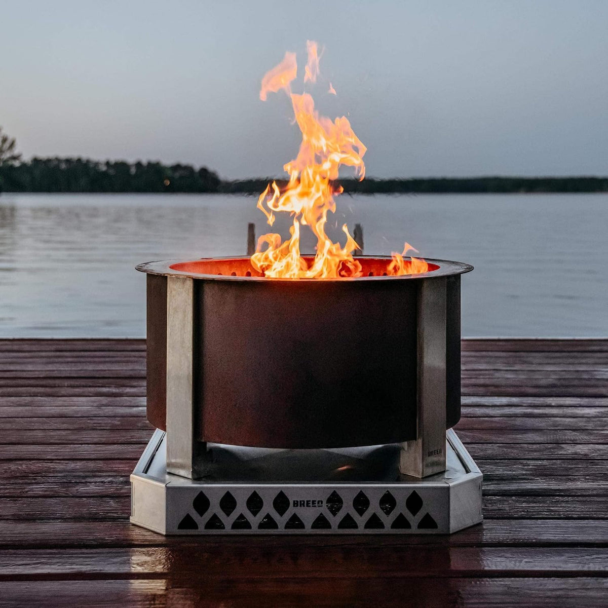 Breeo Base X24-25.6 in Fire Pit Mat for Deck Protection