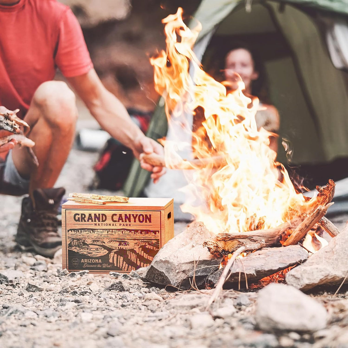 Better Wood Products 13 Lb Fatwood Firestarter Crate, Grand Canyon