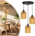 Phaosio 3-Light Pendant Lights, Farmhouse Hanging Light Fixture, E26