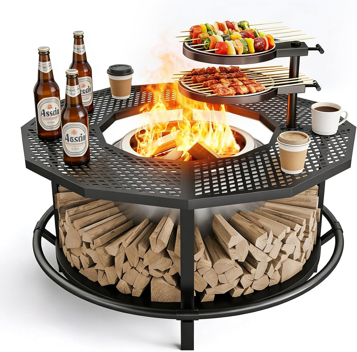 Fire Pit Surround Table for Solo Stove Bonfire & Ranger