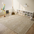 6x9 Area Rugs for Living Room: Washable Bedroom Rug Non Slip Boho Carpet