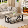 GreenForest Round Corners Coffee Table for Living Room