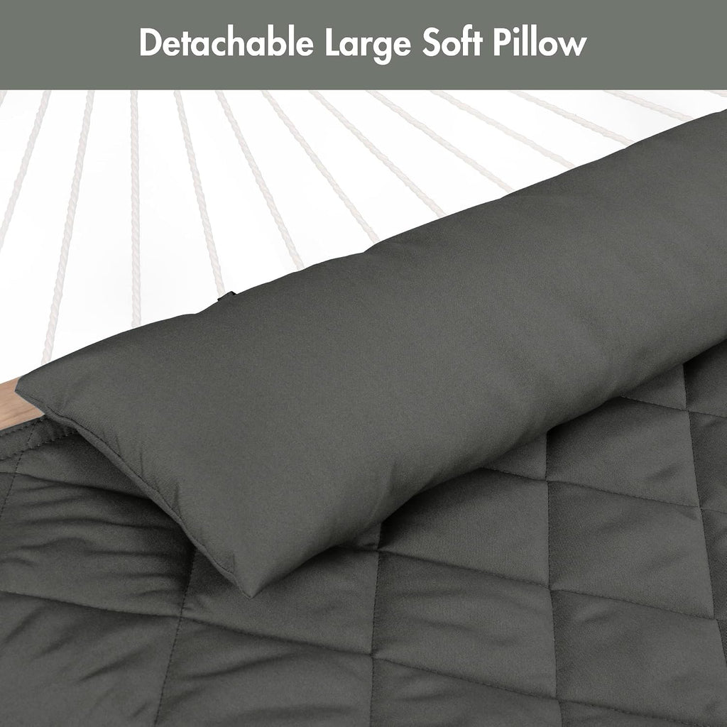 ANOW Portable Hammock Pad with Pillow, Replacement Hammock Pad, Grey