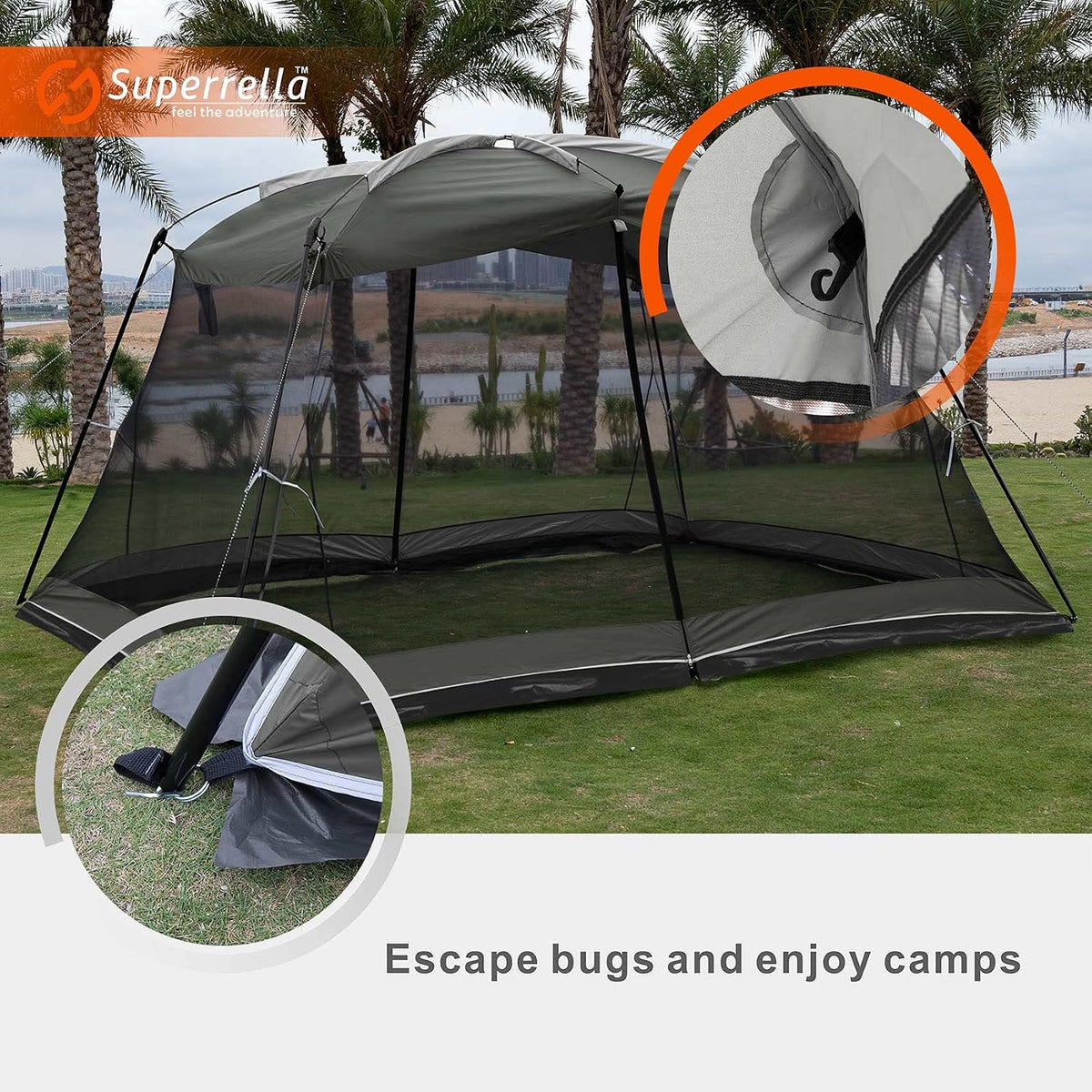 Screen House Canopy Tent 13x9