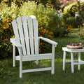 Oversized Stackable Adirondack Chair, HDPE All-Weather Fire Pit Chair