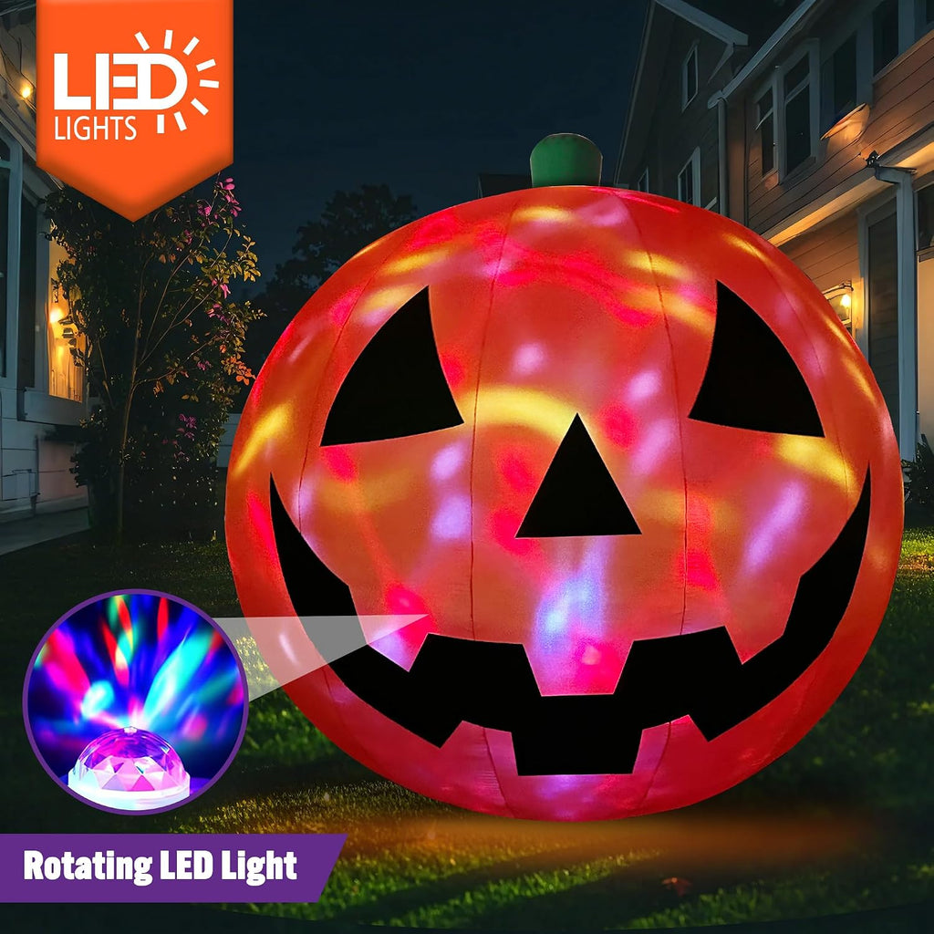 ZPISF 10 FT Halloween Inflatables Giant Pumpkin Outdoor Decorations