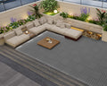 PrimeZone 54 PCS Plastic Interlocking Patio Deck Tiles Outdoor All Weather