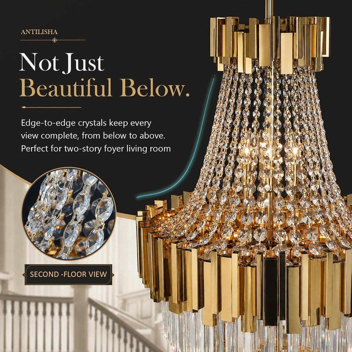 Foyer Chandeliers for High Ceilings Gold Chandelier Light Fixture