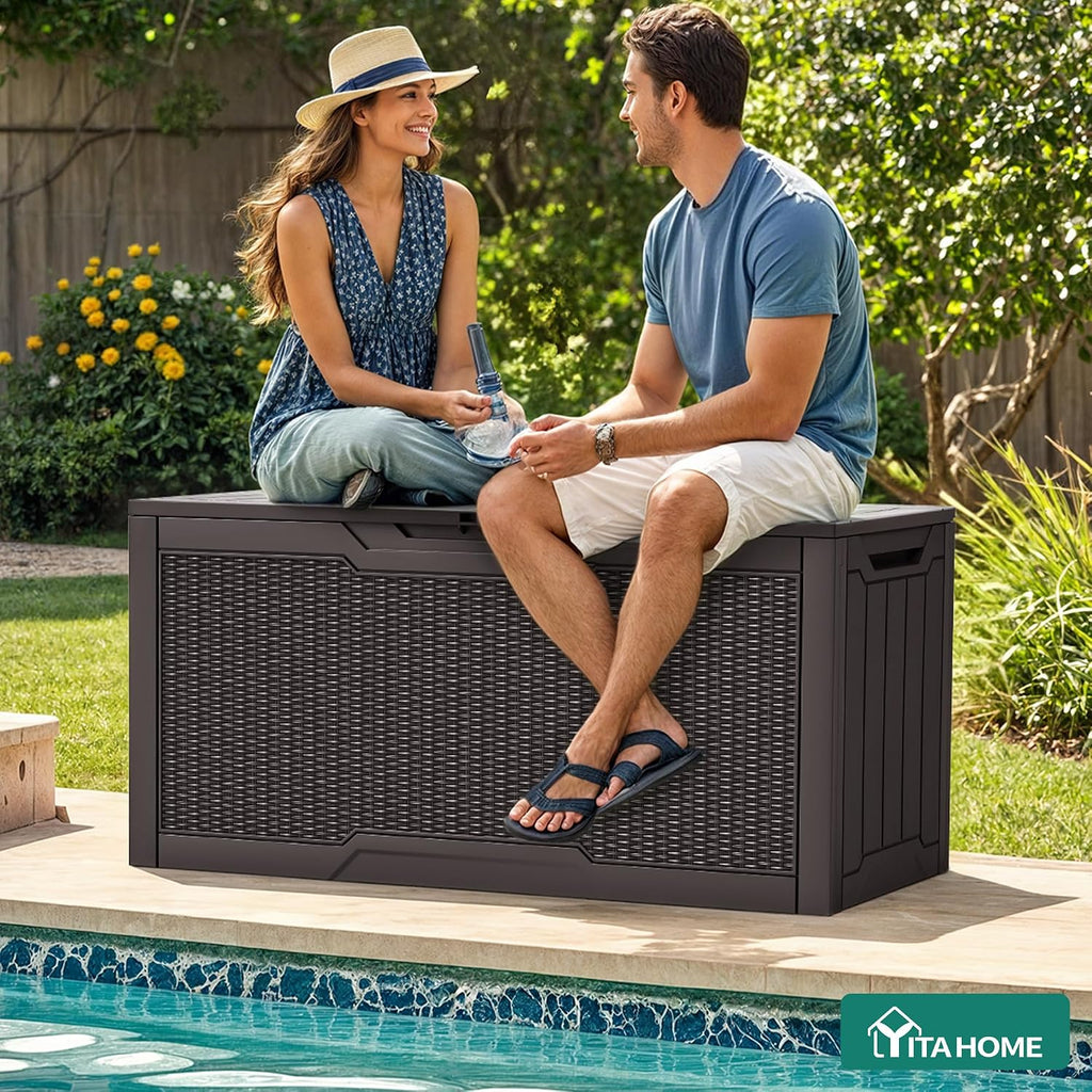 YITAHOME 80 Gallon Outdoor Storage Box